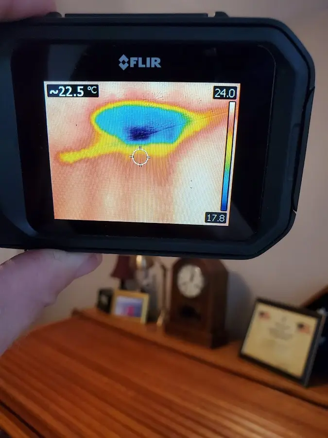 Thermal imaging inspection for water damage in Windsor Heights